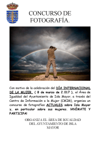 cartelconcursodefotografía